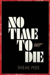 007 No time to die Sneak peak SNL 2020 Affiche