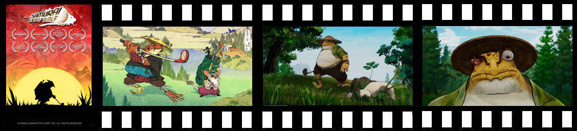 bande cine SAMURAÏ FROG GOLF Brent FORREST 2022 MARZA ANIMATION PLANET TOKYO JAPON short film canal12